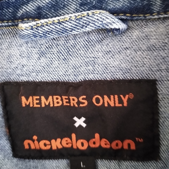 Members Only Nickelodeon Jeans Jacket - Picture 3 of 5